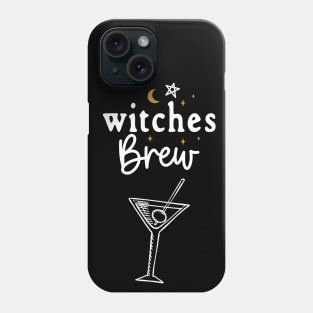 Witches Brew with Martini Glass Phone Case