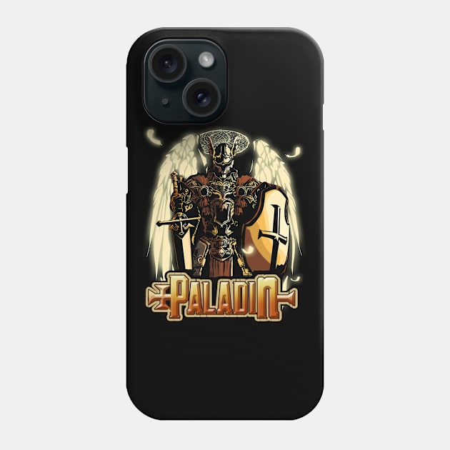 Paladin Dungeons RPG Tabletop RPG D20 Roleplaying Gamer Phone Case by TheBeardComic