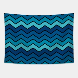 retro zigzag Tapestry