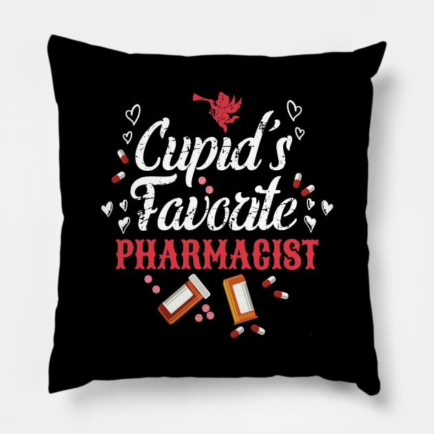 Cupid's Favorite Pharmacist Pillow by captainmood