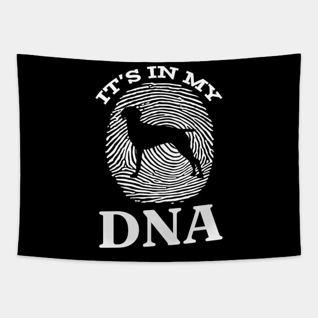 Old Danish Pointer It`s In My DNA Tapestry by Shirtjaeger