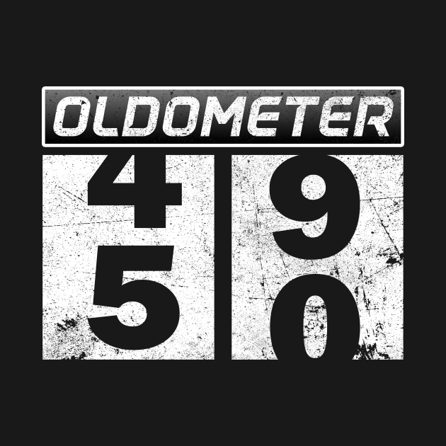Oldometer 49-50 Awesome Since 1971 Funny 50th Birthday Gift - Oldometer ...