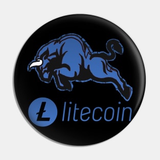 Litecoin ltc Crypto coin Crytopcurrency Pin