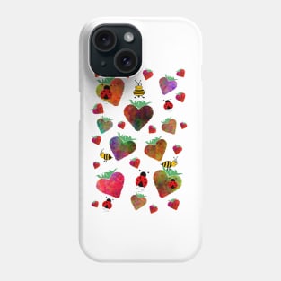 STRAWBERRIES The Signs Of Summer Phone Case