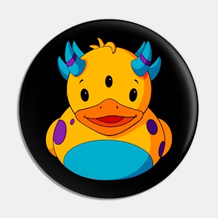 Monster Rubber Duck Pin