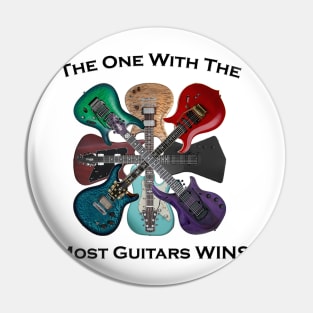 The one with the most guitars wins Pin