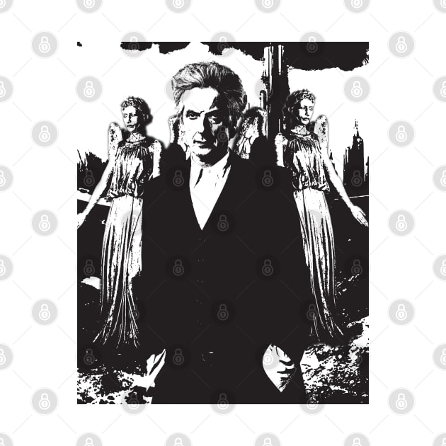 Doctor Who: 12th Doctor And Weeping Angels by Gallifrey1995