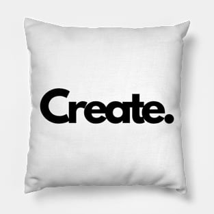 Create single word minimalist T-Shirt Pillow