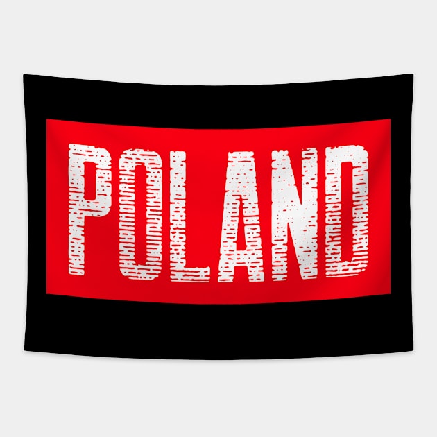 Poland flag Tapestry by Storeology