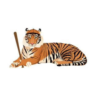 Baseball Tiger T-Shirt