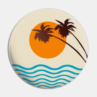 Beach landscape Pin