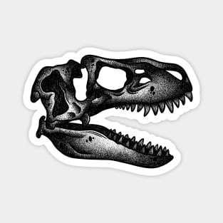 T-Rex Dinosaur Skull Magnet