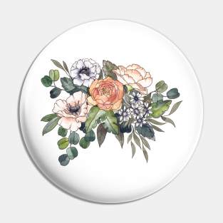 Flower Bouquet Pin