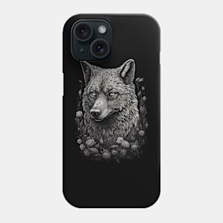 Dark Wolf Cottagecore Phone Case