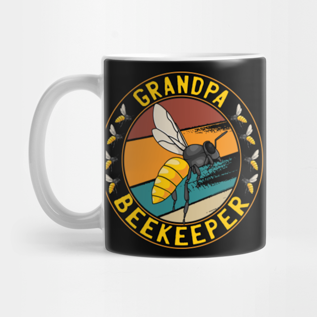 Download Cute Vintage Funny Bee Lover Gift - Papa Grandpa Beekeeper ...