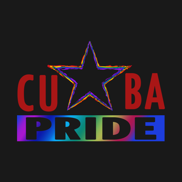 Cuba Gay Pride Star Rainbow by pavelrmata