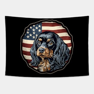 Patriotic English Toy Spaniel Tapestry