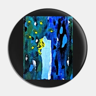 Blue Green Forest Pin