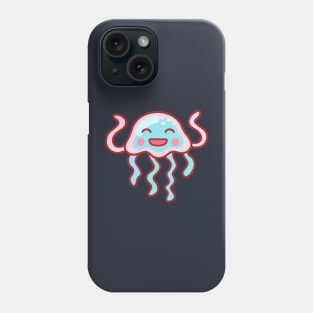 Dancing Cotton Candy Jellyfish Minimal Phone Case