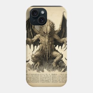 Vintage Japanese Spawn of cthulhu II Phone Case