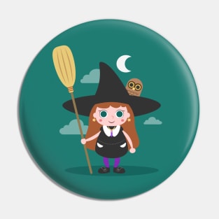 Little Witch Pin