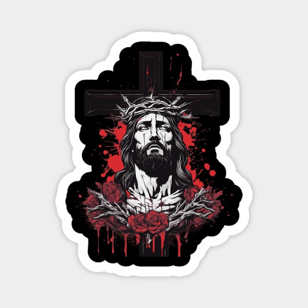 Jesus Christ the Lamb of God Magnet by animegirlnft