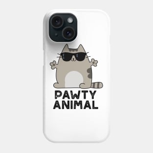 Pawty Animal Cute Party Cat Pun Phone Case