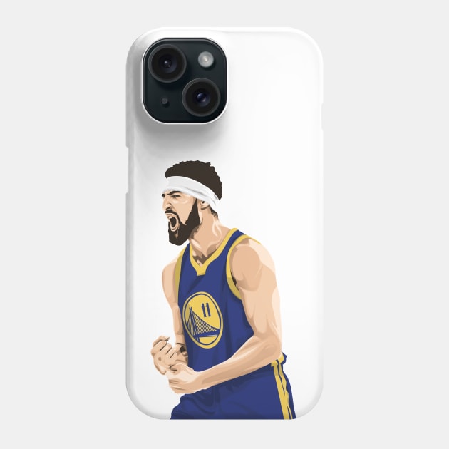 Klay Thompson Phone Case by knnthmrctn