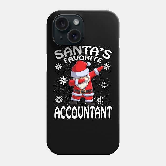 Santas Favorite Accountant Christmas Phone Case by intelus