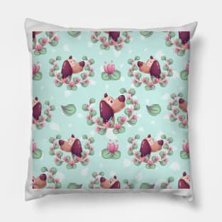 Floral Dog Pillow