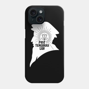 Post tenebras lux Phone Case