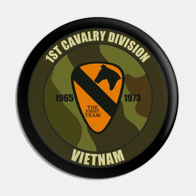 1st Cavalry Vietnam Patch Pin by TCP