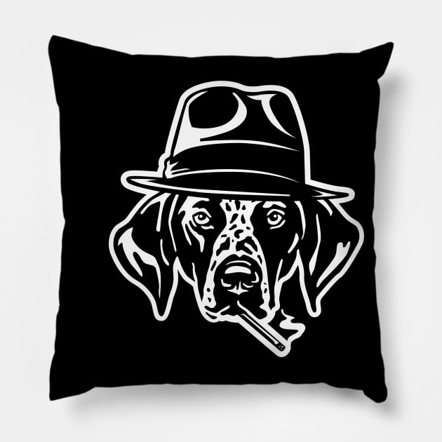German Shorthaired Pointer Punisher Pillow by Tuff Breeds