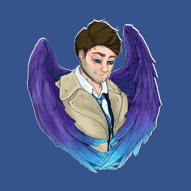 Castiel Winchester by RedVexeDesigns