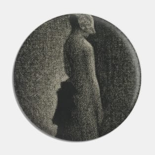 The Black Bow by Georges-Pierre Seurat Pin