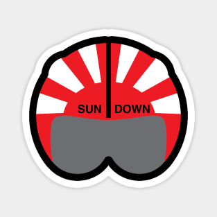 Sundown helmet Magnet