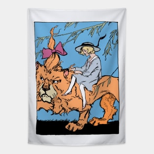 Dorothy and the Cowardly Lion Tapestry