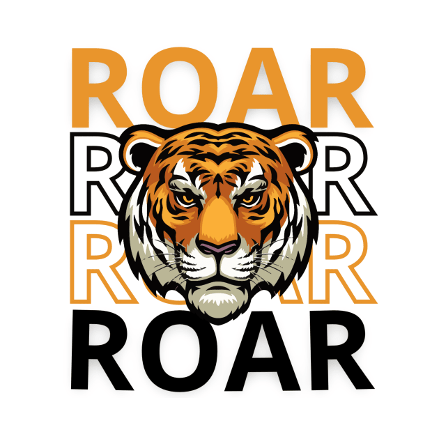Tiger roar by Simple only