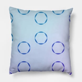 Polka Dot Face Masks Ombre Retro Pillow