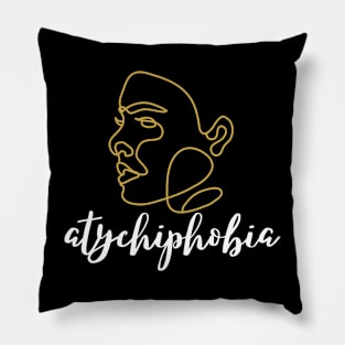 atychiphobia line art Pillow