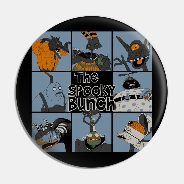 The Spooky Bunch Pin by seamustheskunk