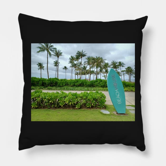 Beach House, Pullman Hotel, Phu Quoc, Vietnam Pillow by Kirkcov