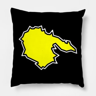 Hornby Island In A Bright Shade Of Yellow - Solid And Simple - Hornby Island Pillow