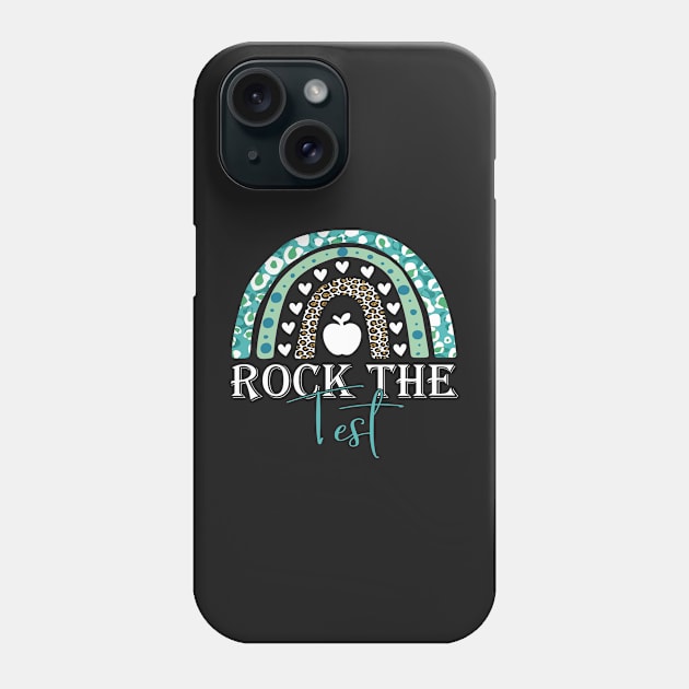 Rock The Test Rainbow Phone Case by TrendyStitch