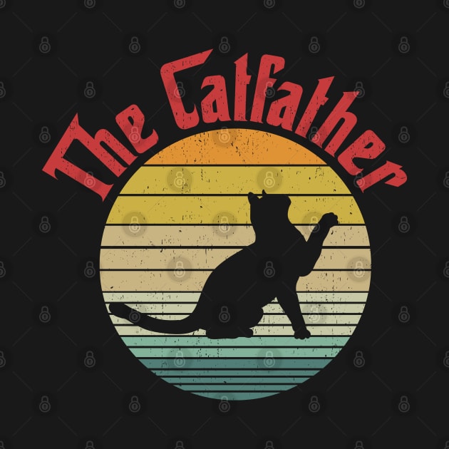 The CatFather - Funny Mafia Movie Parody. Cat Dad, Cat Father Gift Idea by Zen Cosmos Official