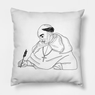 Fray Bartolome escribiendo Pillow