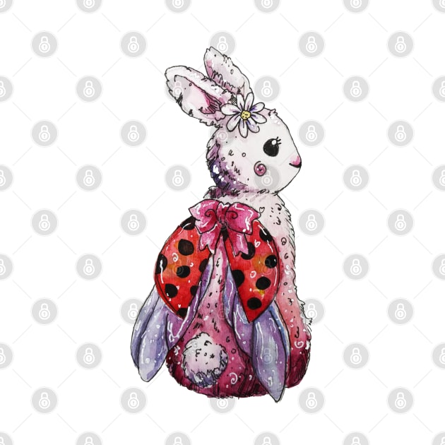 Ladybug Bunny by aquabun