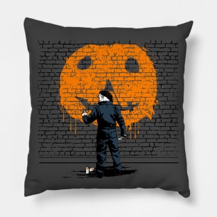 Halloween Graffiti 1978 Pillow