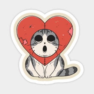 Cat love Magnet