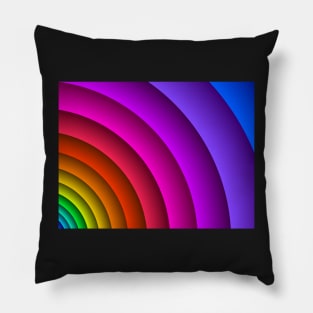 Fractal Rainbow Pillow